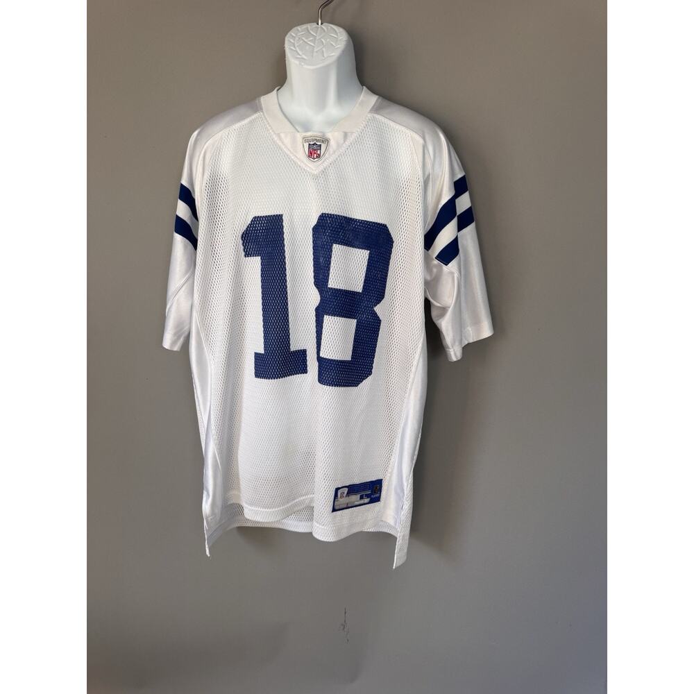 Vintage Peyton Manning Jersey NFL Indianapolis Colts Reebok On Field Men’s Sz XL
